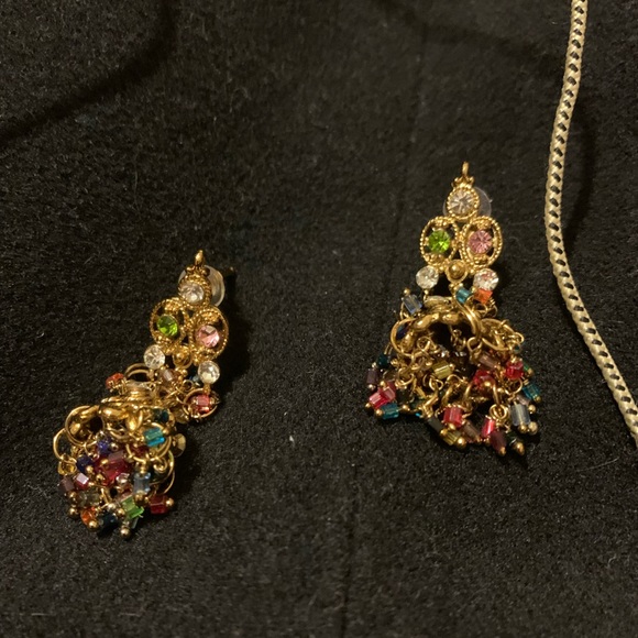 Stunning set of gemstones necklace and earrings. - Picture 6 of 8
